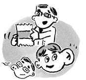 “感じる”のイラスト