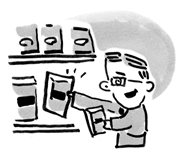 “小局着手”のイラスト