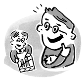 “結果観測”のイラスト